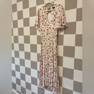 AFRM Floral V-Neck Dress